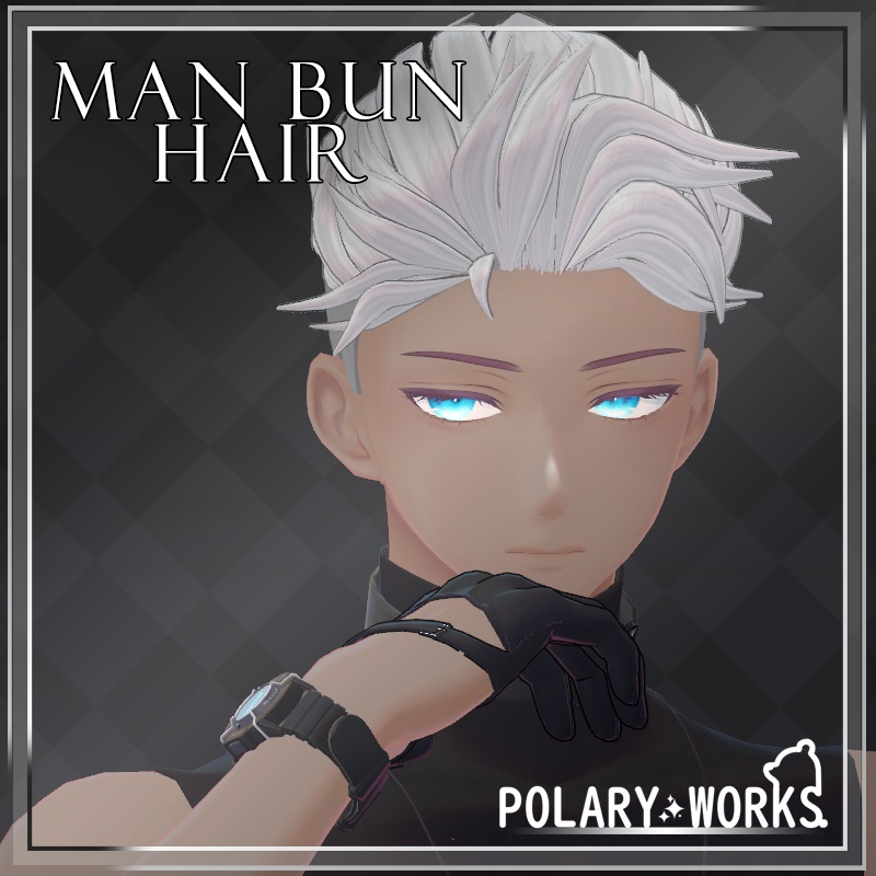 マンバンヘア Man bun Hair