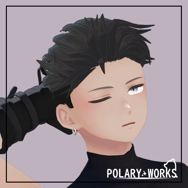 マンバンヘア Man bun Hair