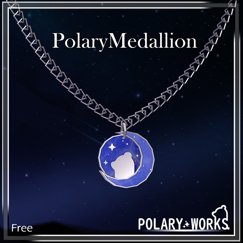 「無料Free」Polary Medallion フォロワー500人記念メダリオン