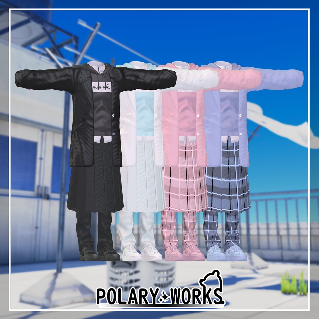 Vento Fresco パーカースカートコーデ