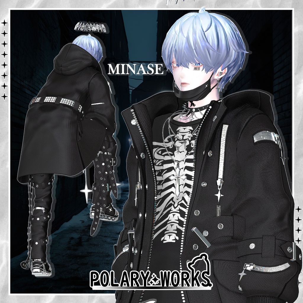 ABISSO STELLATO 深淵パンクコーデ