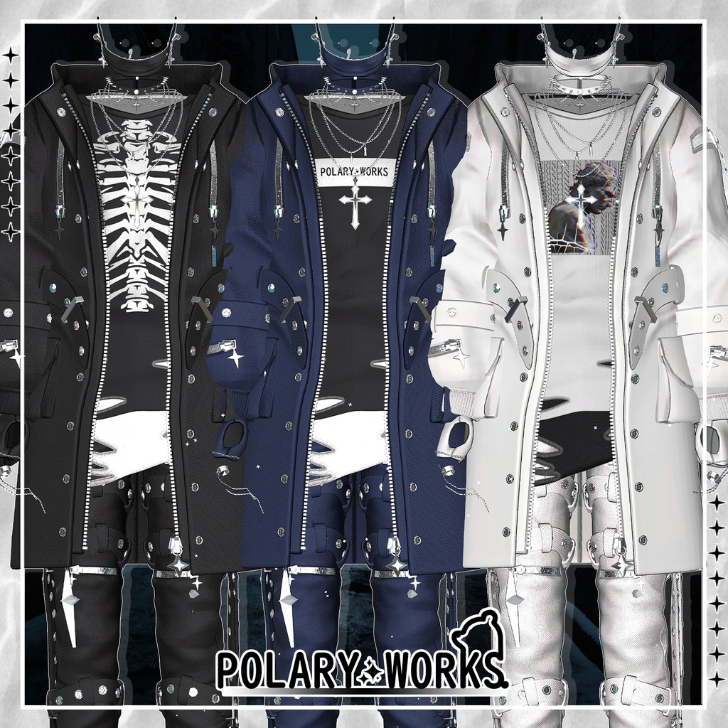 ABISSO STELLATO 深淵パンクコーデ