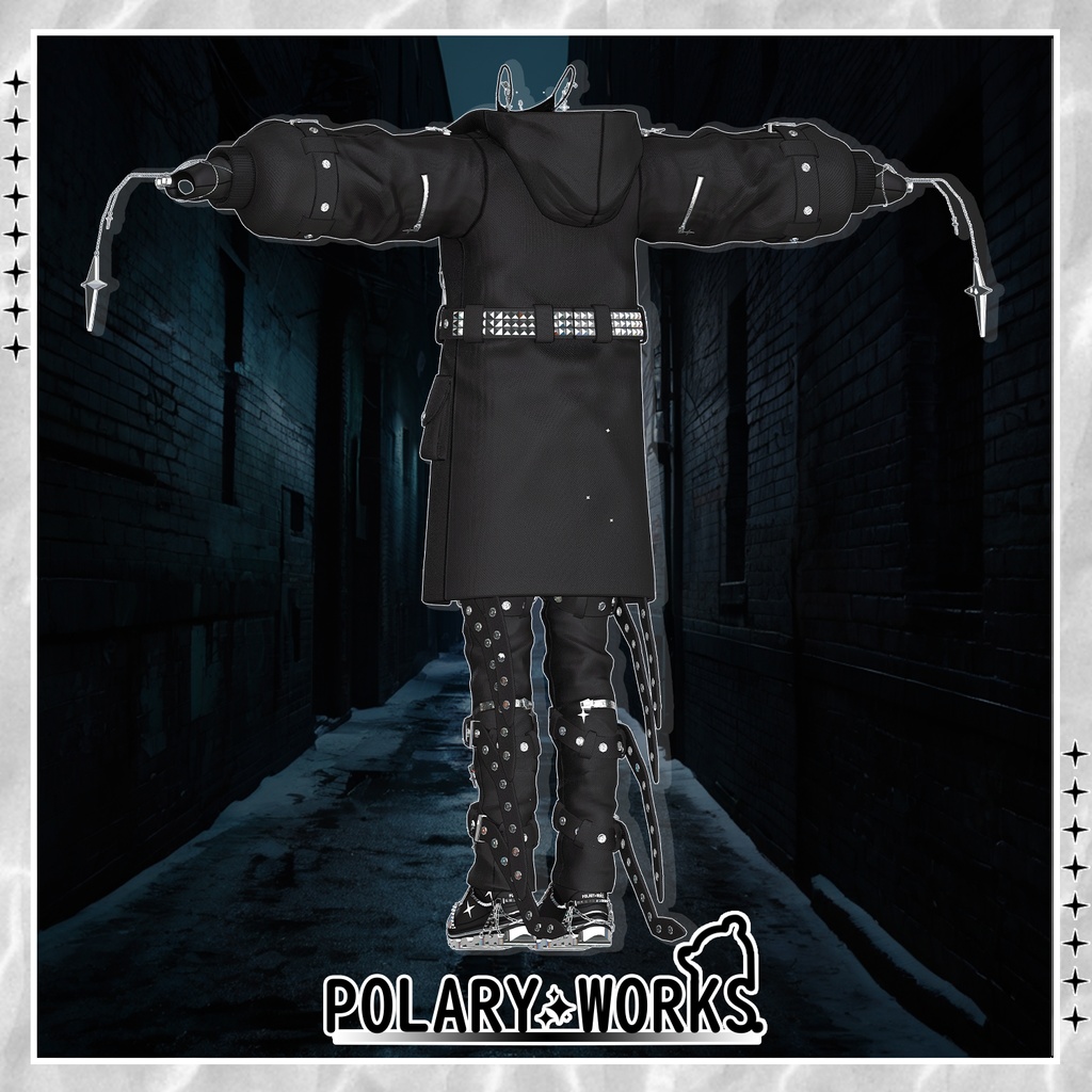 ABISSO STELLATO 深淵パンクコーデ