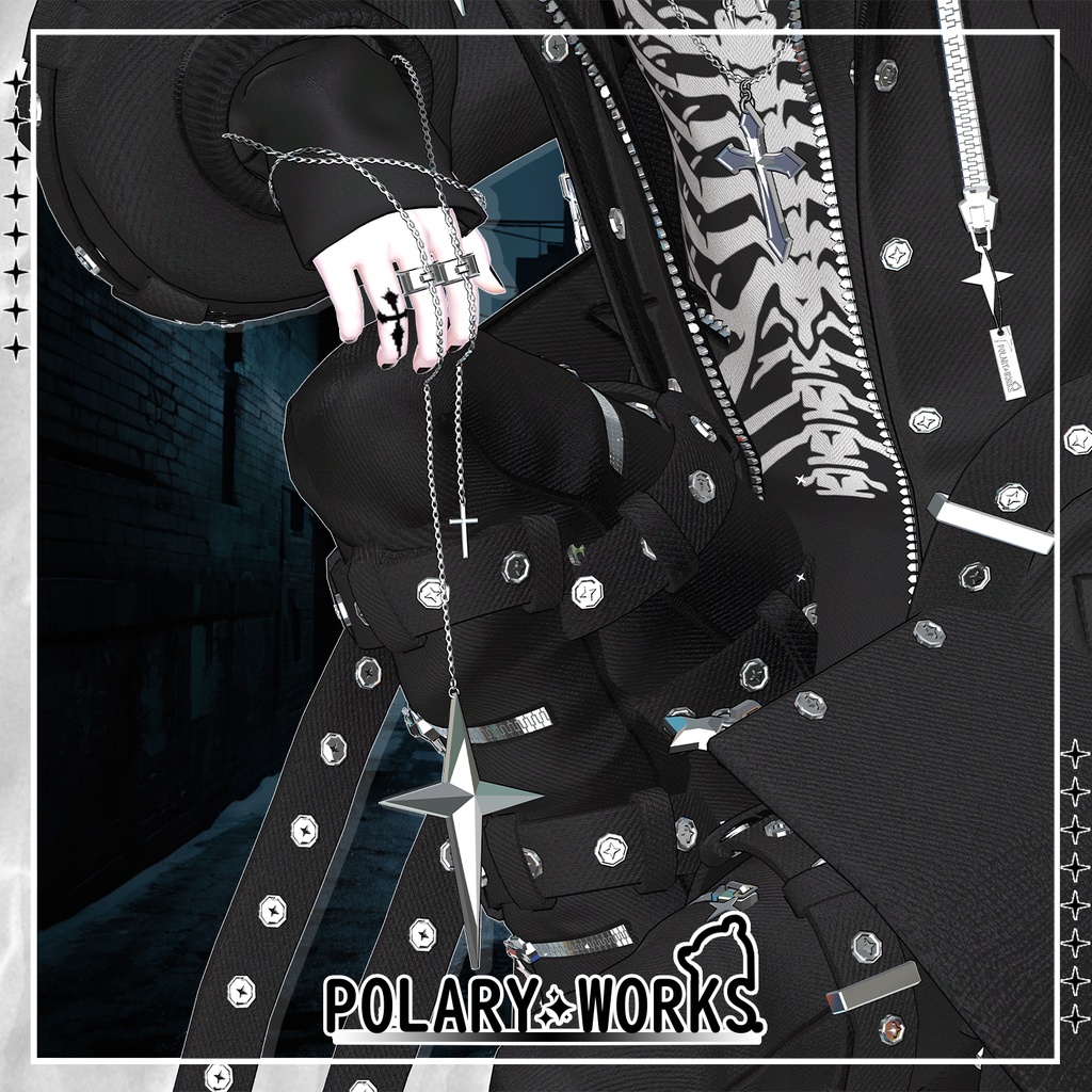 ABISSO STELLATO 深淵パンクコーデ