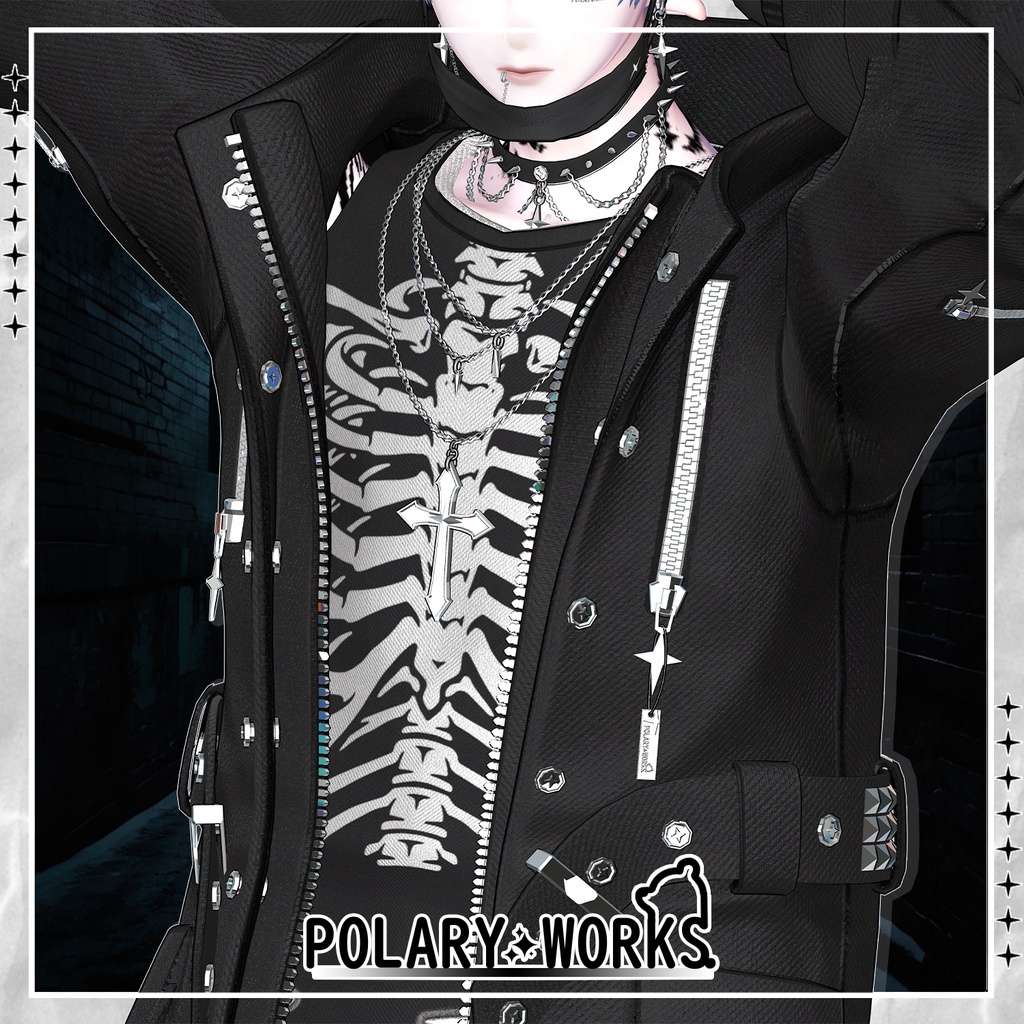 ABISSO STELLATO 深淵パンクコーデ