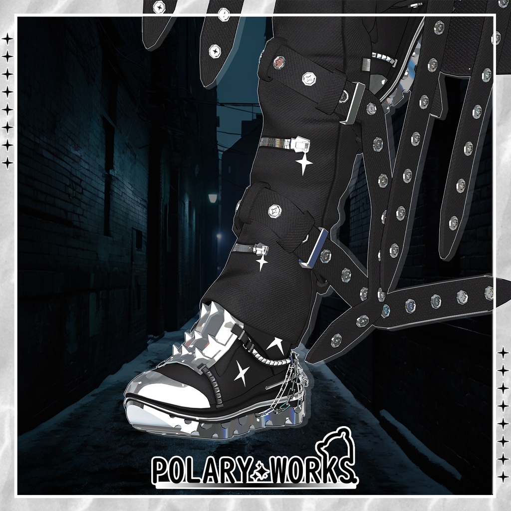 ABISSO STELLATO 深淵パンクコーデ