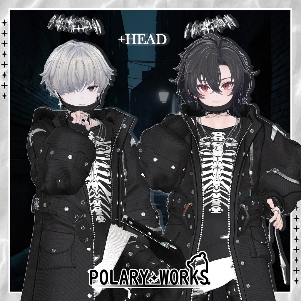 ABISSO STELLATO 深淵パンクコーデ