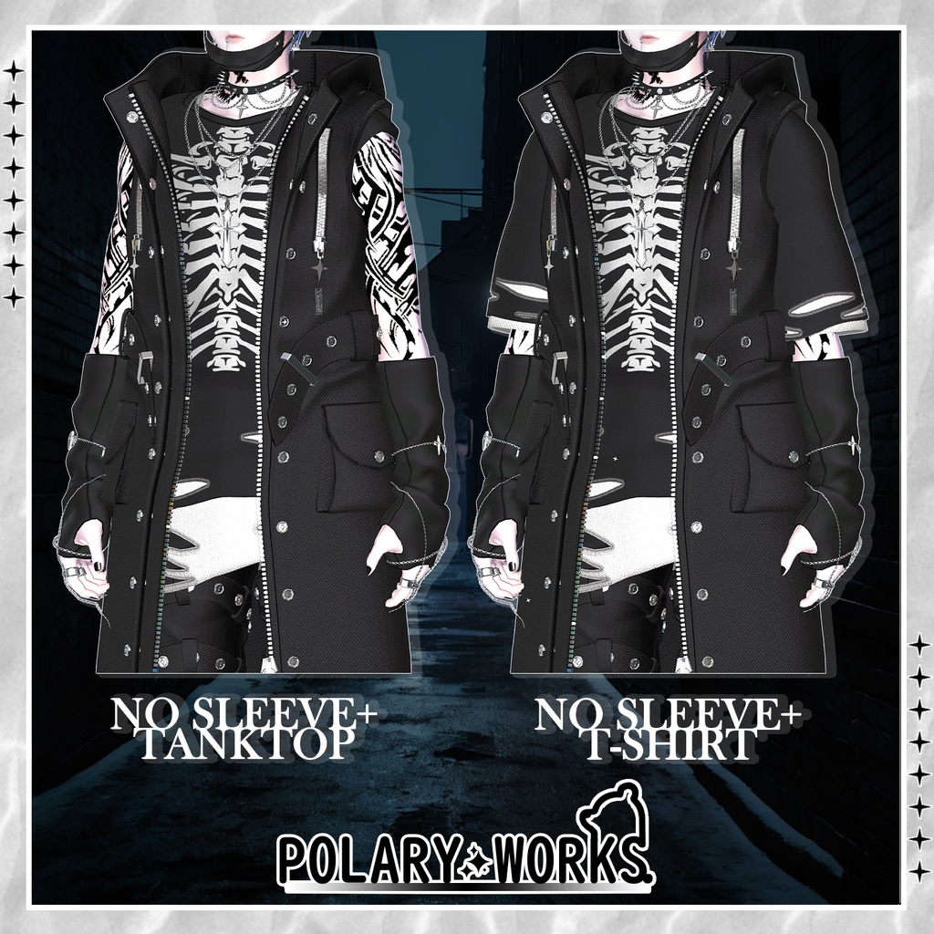 ABISSO STELLATO 深淵パンクコーデ