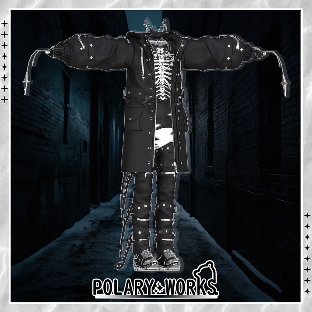 ABISSO STELLATO 深淵パンクコーデ