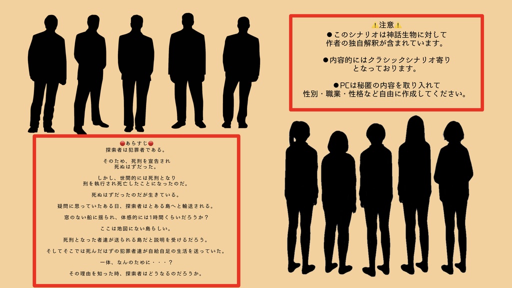 クトゥルフ神話TRPG6版/7版【禁断の島 〜命の代償〜】