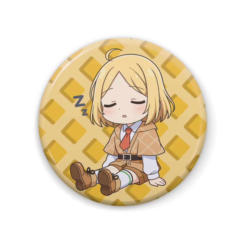 わふるおやすみ缶バッジ