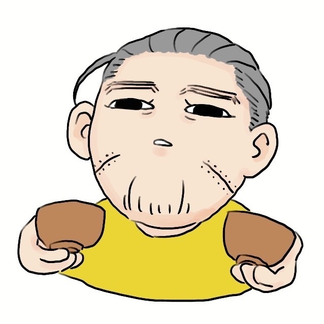 みそ汁を持つ尾形のアクリルスタンド