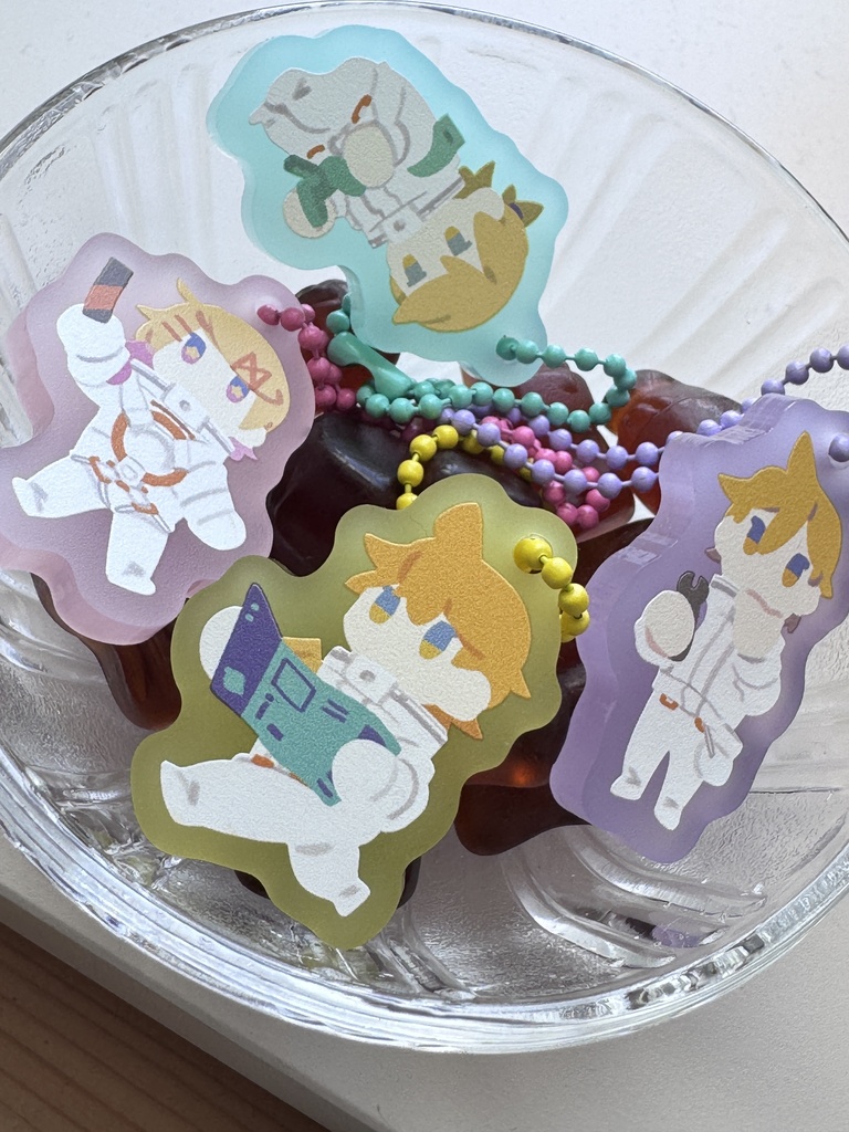 にっこり^^パステルアクキー各種