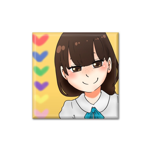 【在庫整理】十四松の彼女缶バッジ【包装】
