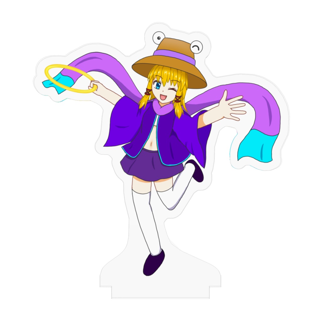 洩矢諏訪子【紫】アクリルフィギュア 【東方色彩祭】