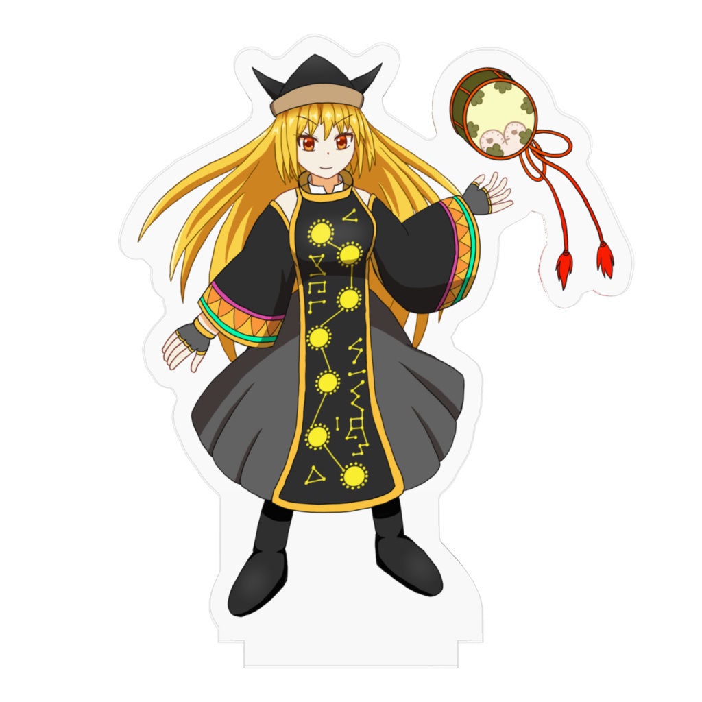 摩多羅隠岐奈【黒】アクリルフィギュア 【東方色彩祭】