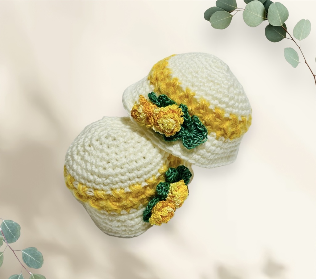 春だより「たんぽぽはっと🌼👒 ́-」