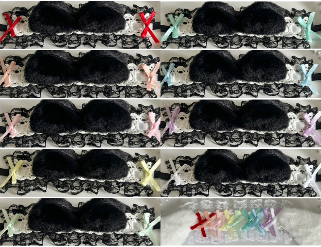 【15〜16cmぬい服】天使ねこサロペットセット4点セット