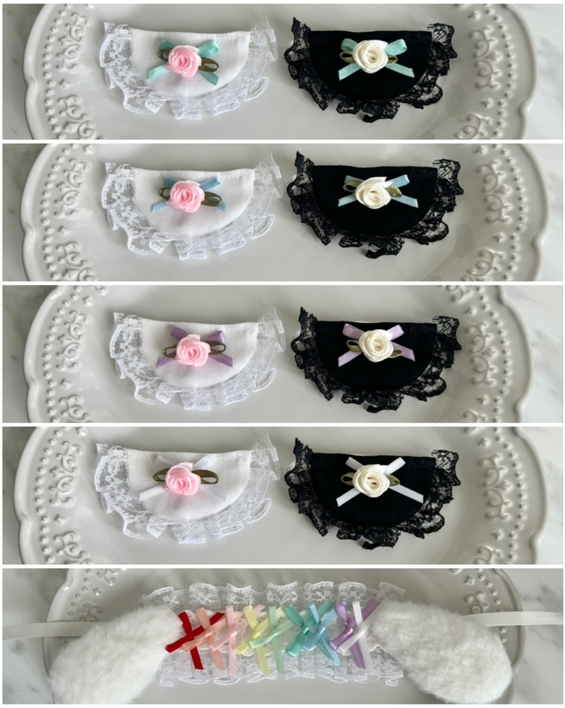 ※受注【15〜16cmぬい服】天使サロペット2点セット