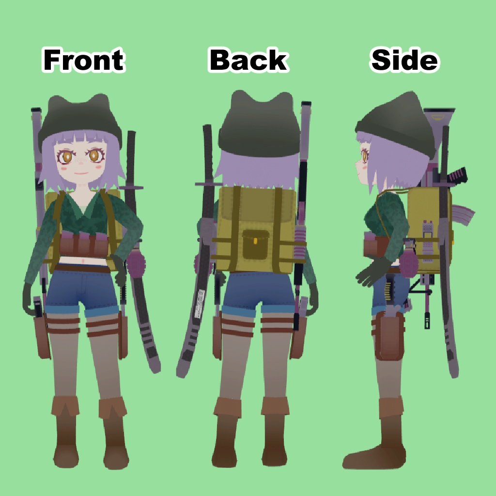 オリジナル3Dモデル『ミリタス』