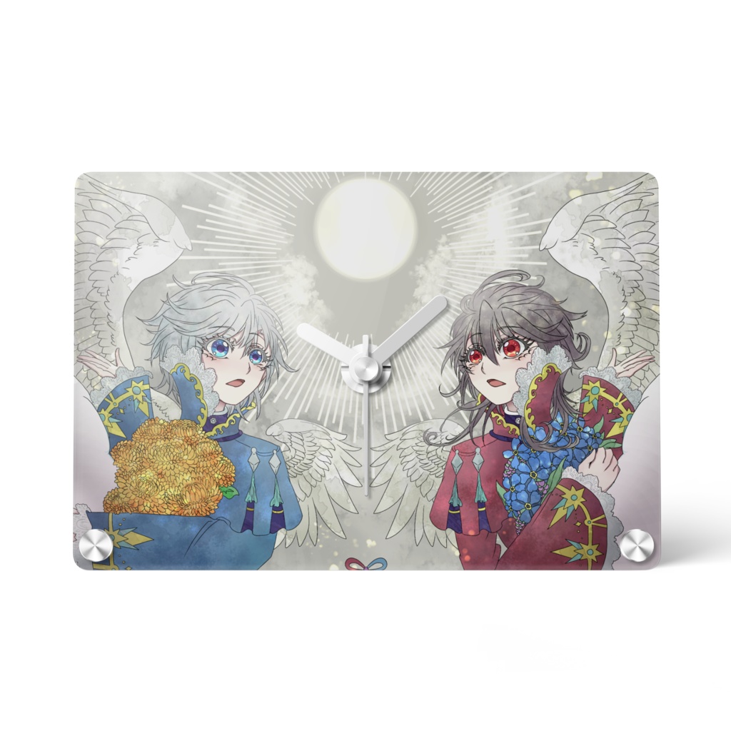 アクリル時計 twins