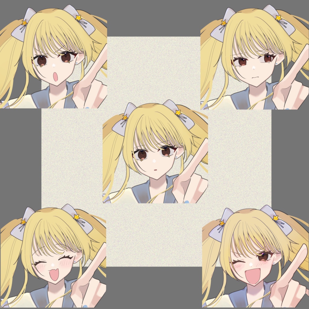 【立ち絵素材】魔法少女_女の子_ハンマー