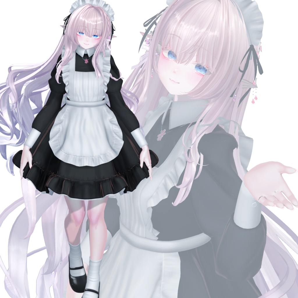 【無料】メイドさんぽいポーズ集