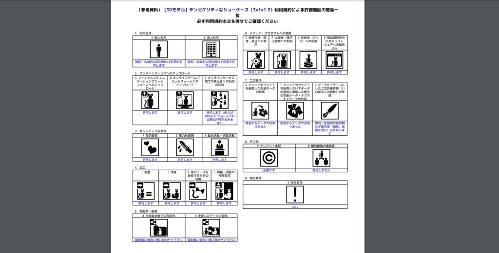 【3Dモデル】テンセグリティなショーケース(3x1x1.3)