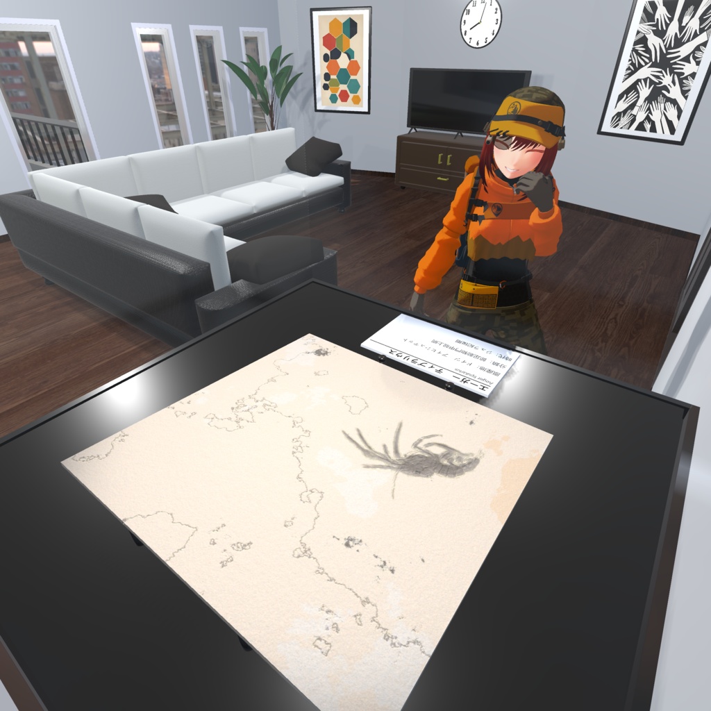 【3Dモデル_化石標本】エビの化石