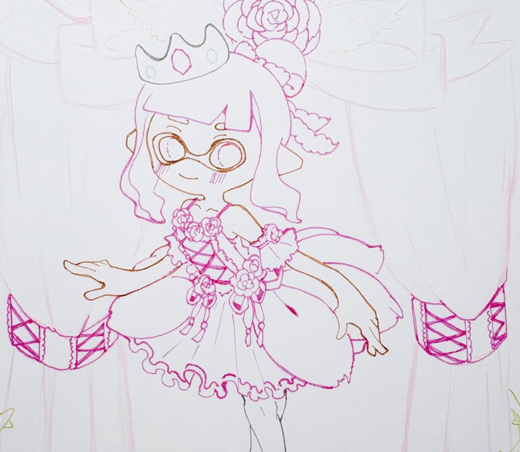 準備中 原画「ballet」