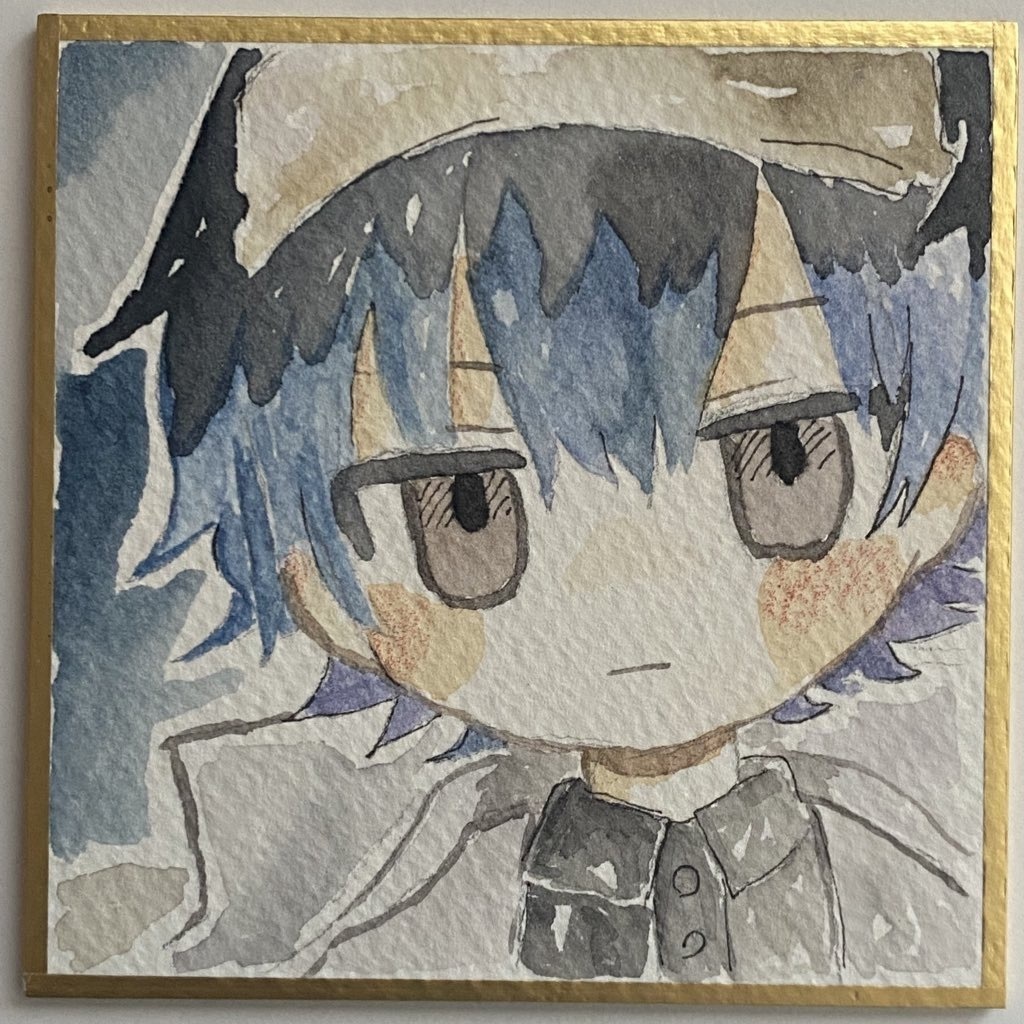 アナログ イラスト原画 色紙