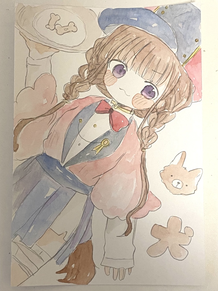 簡易イラスト アナログ原画 創作