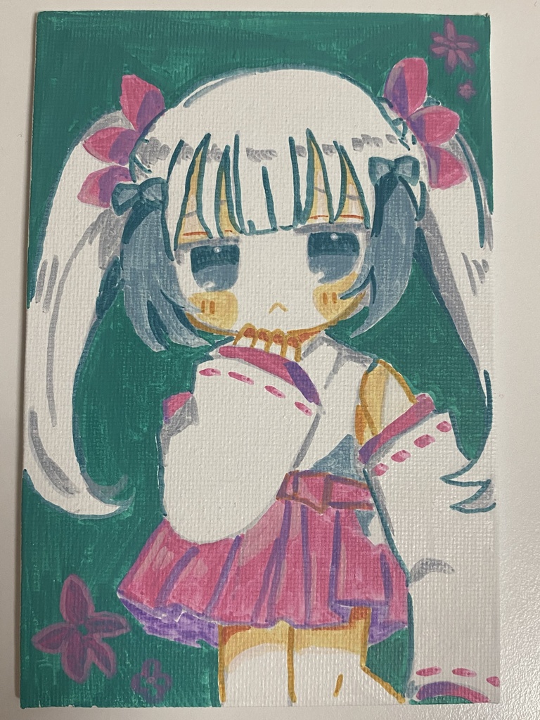 簡易イラスト アナログ原画 創作