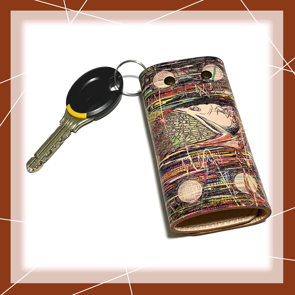 No.002 鮭｜本革キーケース