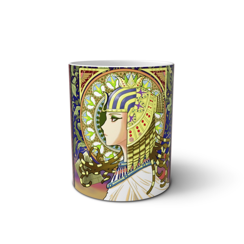 マグカップ『ミュシャ風×古代エジプト』