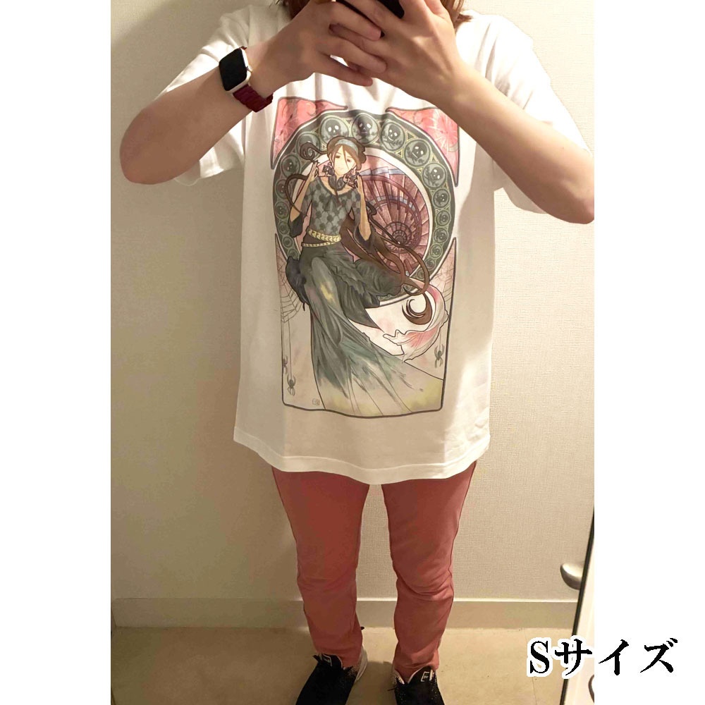 Tシャツ『ミュシャ風×ゴシック』