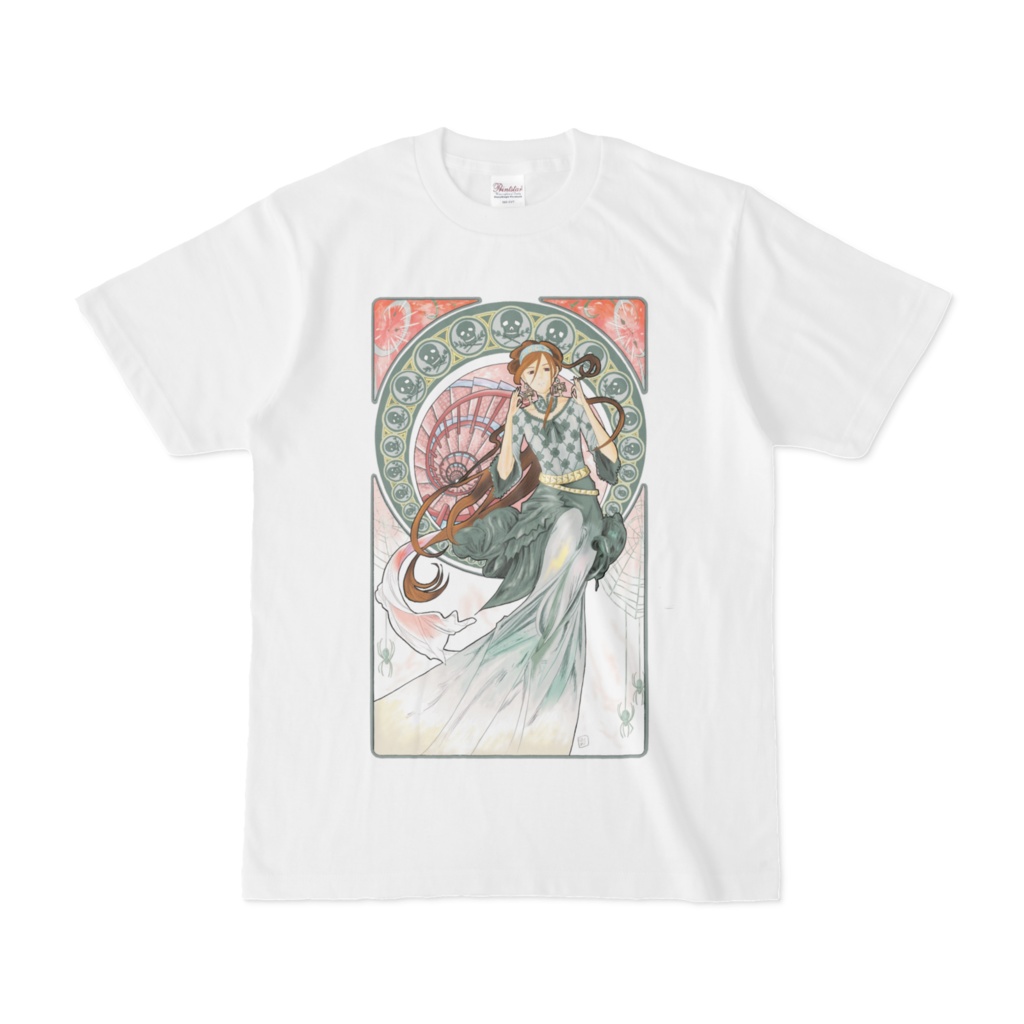 Tシャツ『ミュシャ風×ゴシック』