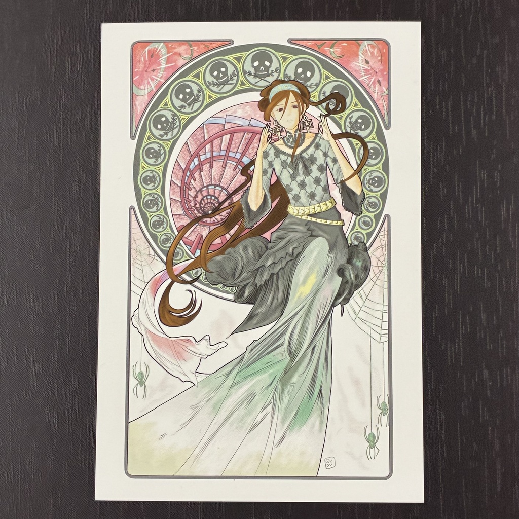 No.003,005,006 ミュシャ風・ゴシックシリーズ|ポストカード エジプト ゴシック