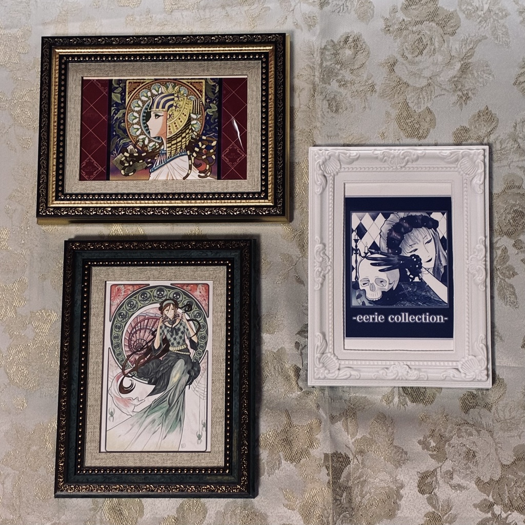 No.003,005,006 ミュシャ風・ゴシックシリーズ|ポストカード エジプト ゴシック