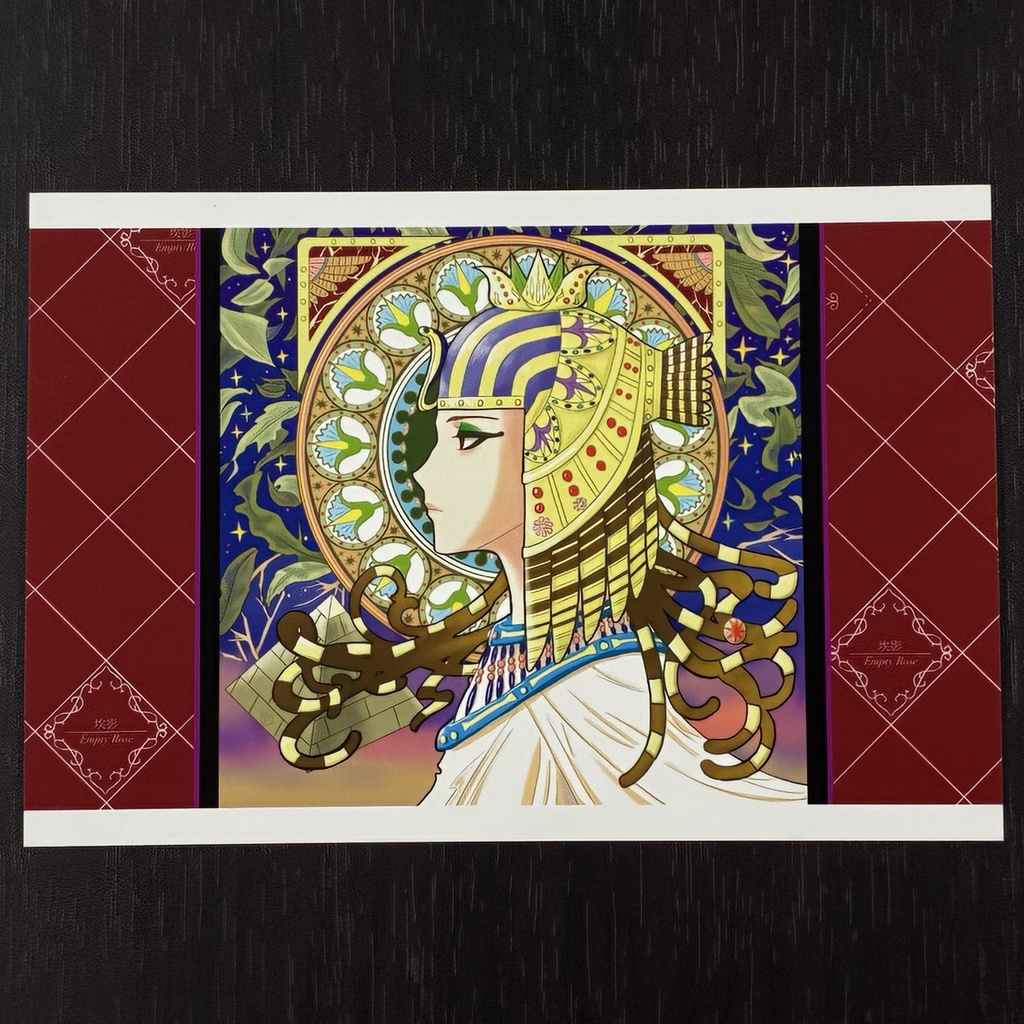 No.003,005,006 ミュシャ風・ゴシックシリーズ|ポストカード エジプト ゴシック