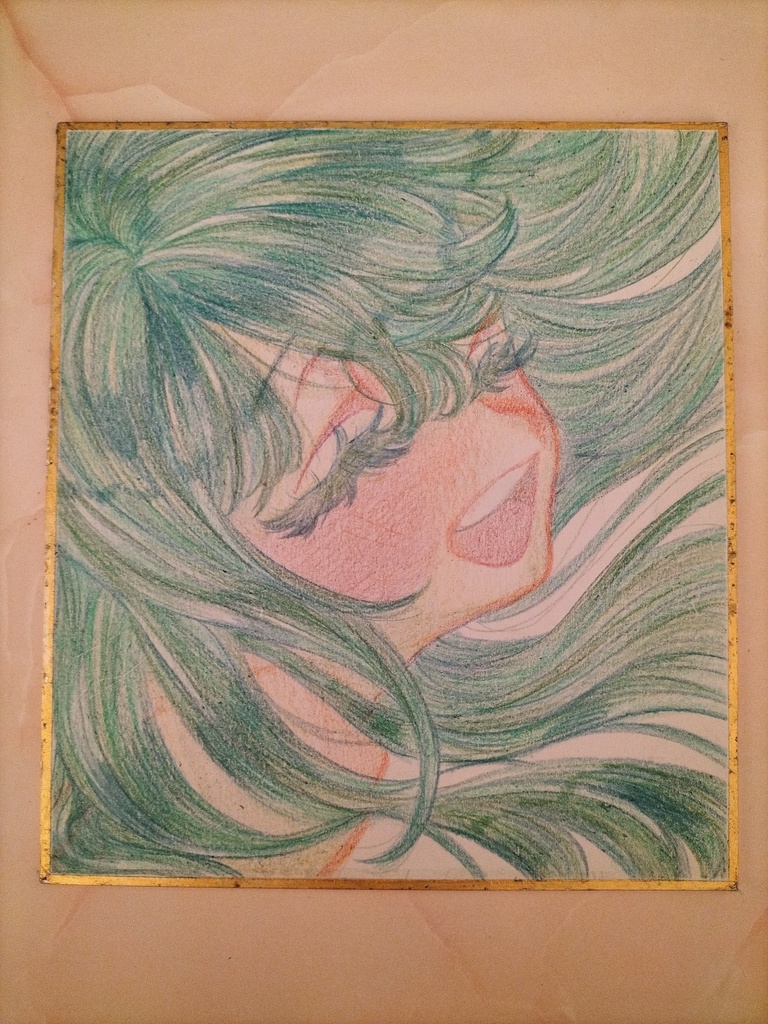 色紙原画イラスト　【笑った理由を聞かせて】