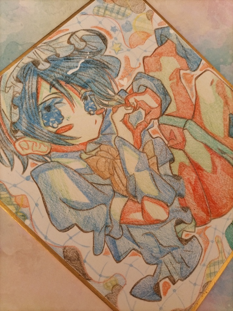 色紙原画イラスト