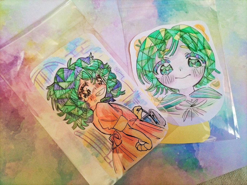 ✧オリジナル原画シール✻4枚セット✻✧