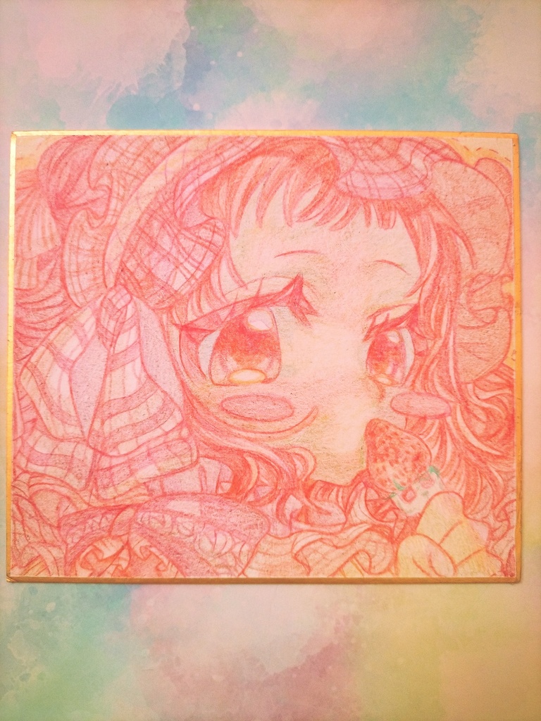 色紙原画イラスト【✳甘ったるい時間✳】