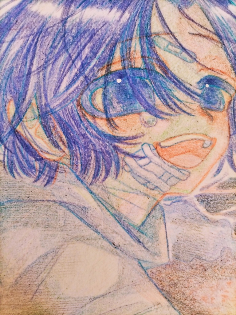 色紙原画イラスト【一緒に】