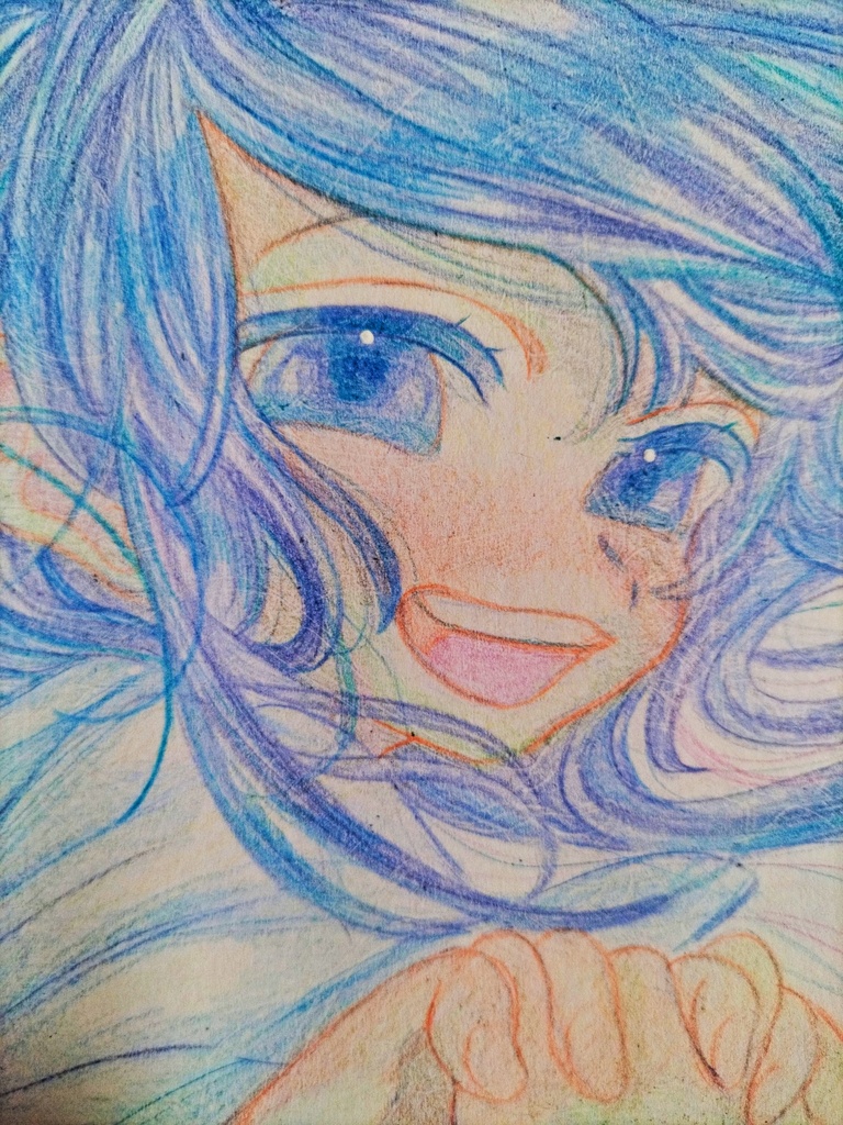 色紙原画イラスト【導く】