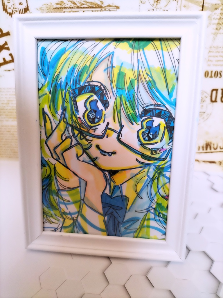 原画イラスト【チャームポイント】
