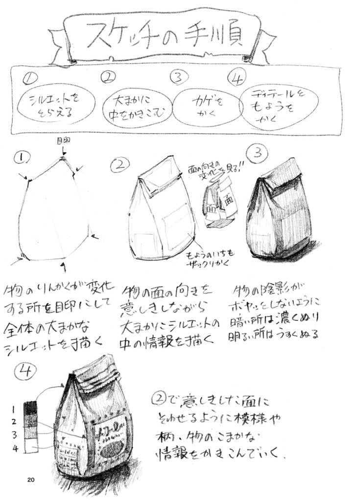 下田スケッチ描き方本