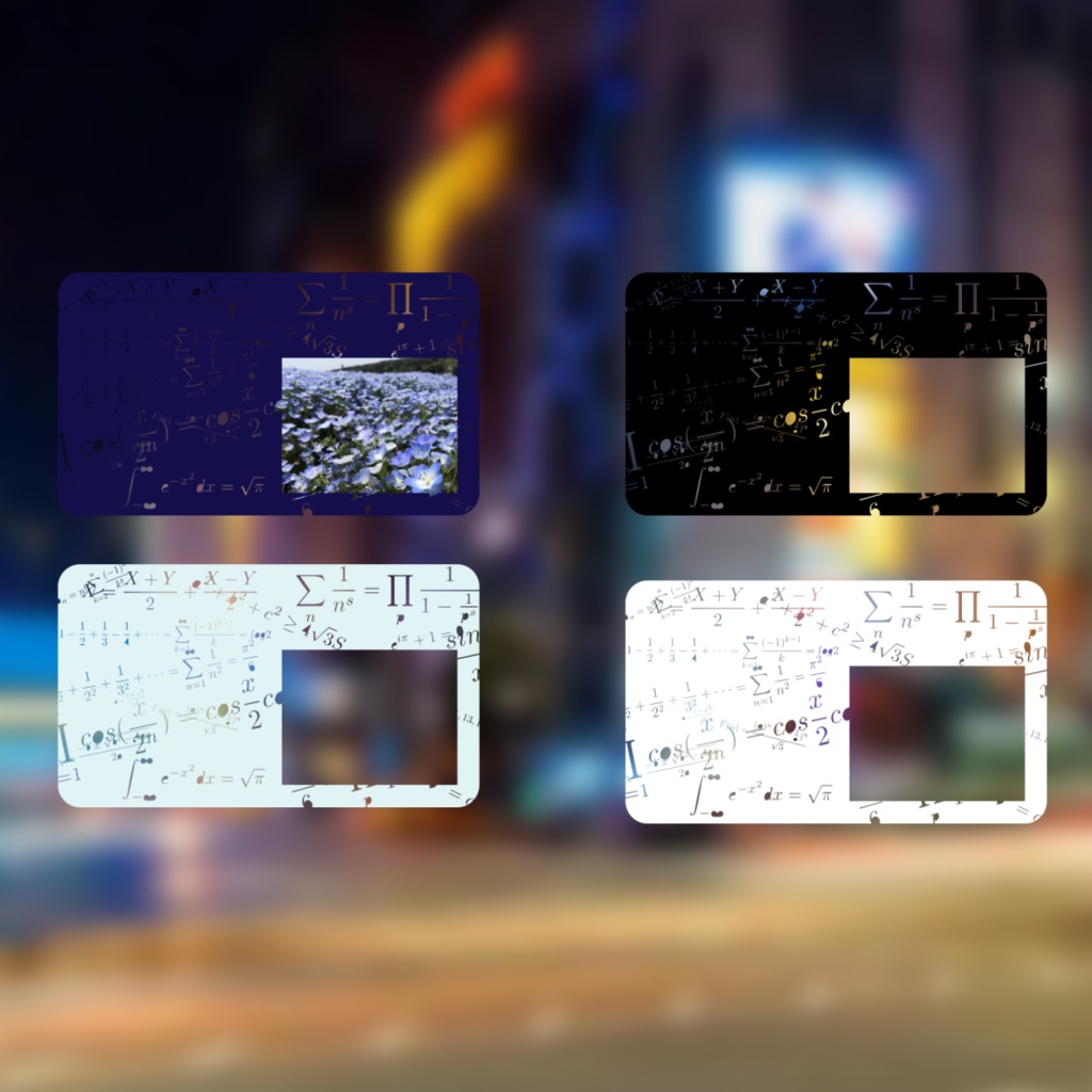 【無料/投げ銭】ココフォリア向け スクリーンパネル素材1