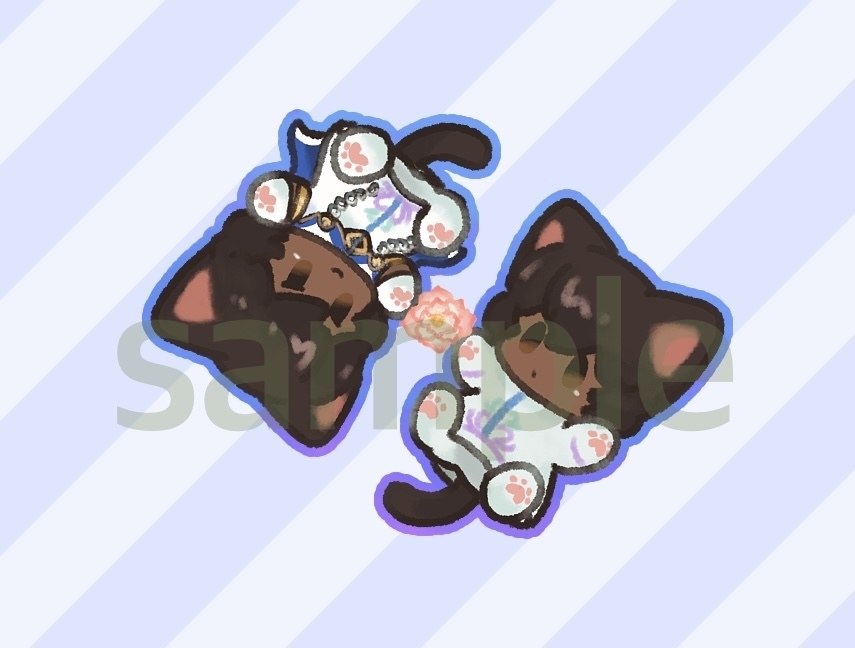 ちみジュナ&ちみ黒アクリルスタンド